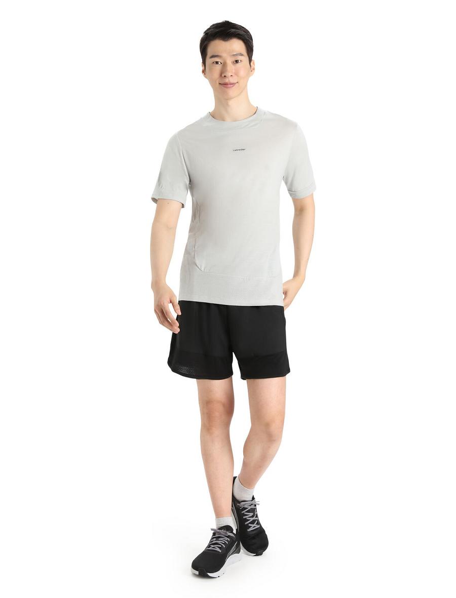 Icebreaker ZoneKnit™ Merino Miesten Shortsit Mustat | FI 1110BEXC